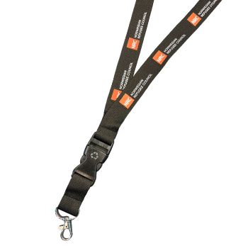 NRC Lanyard in RPET Black