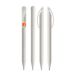 NRC pen in recycled plastic - 50pcs white