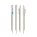 NORCAP pen in recycled plastic - 50pcs white